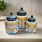 Talavera Canister Set | Colorful Handcrafted Mexican Kitchen Jars