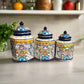 Talavera Canister Set | Colorful Handcrafted Mexican Kitchen Jars