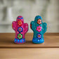 Talavera Cactus Salt & Pepper Set | Handmade Mexican Pottery
