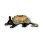 Talavera Armadillo Statue | Hand-Painted Mexican Folk Art Animal