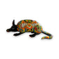Talavera Armadillo Statue | Hand-Painted Mexican Folk Art Animal
