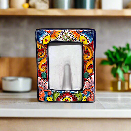 Talavera Picture Frame | Colorful Handcrafted Mexican Home Decor