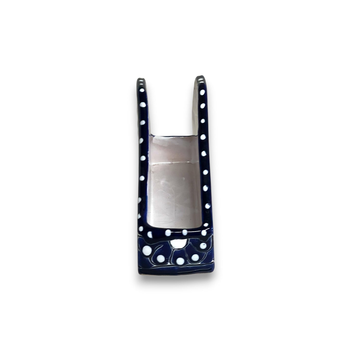 Talavera Napkin Holder | Mexican Blue & White Decor