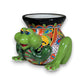 Talavera Frog Planter | Colorful Hand-Painted Mexican Ceramic Pot