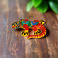 Talavera Lizard Figurine | Mexican Handcrafted Wall Decor