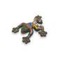 Hand-Painted Talavera Frog | Mexican Wall Art Figurine
