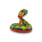 Colorful Talavera Snake Figurine | Handcrafted Mexican Art
