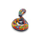 Colorful Talavera Snake Figurine | Handcrafted Mexican Art