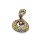 Colorful Talavera Snake Figurine | Handcrafted Mexican Art