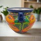 Talavera Ceramic Planter | Bright Sunflower Pot