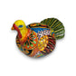 Talavera Turkey Statue | Hand-Painted Mexican Folk Art