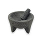 Sunflower Lid Volcanic Molcajete | Mexican Mortar & Pestle