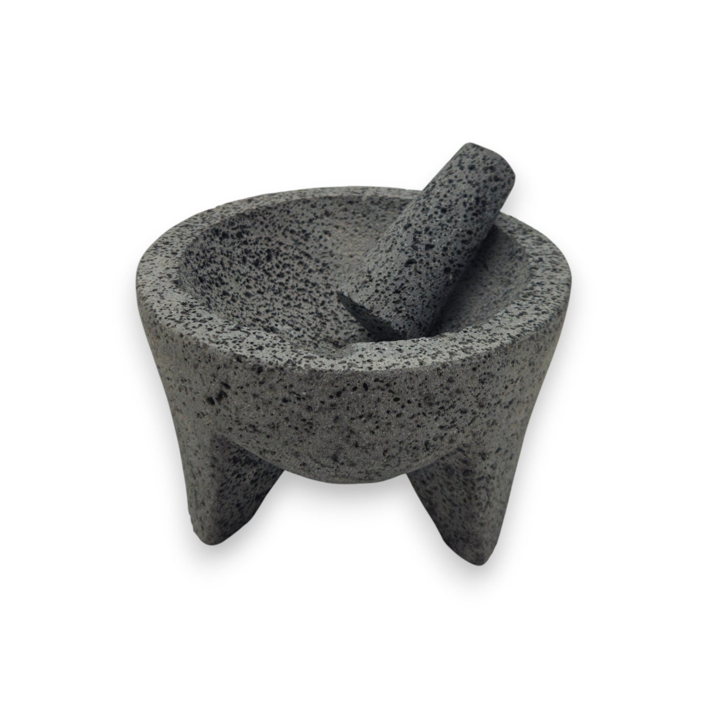 Sunflower Lid Volcanic Molcajete | Mexican Mortar & Pestle