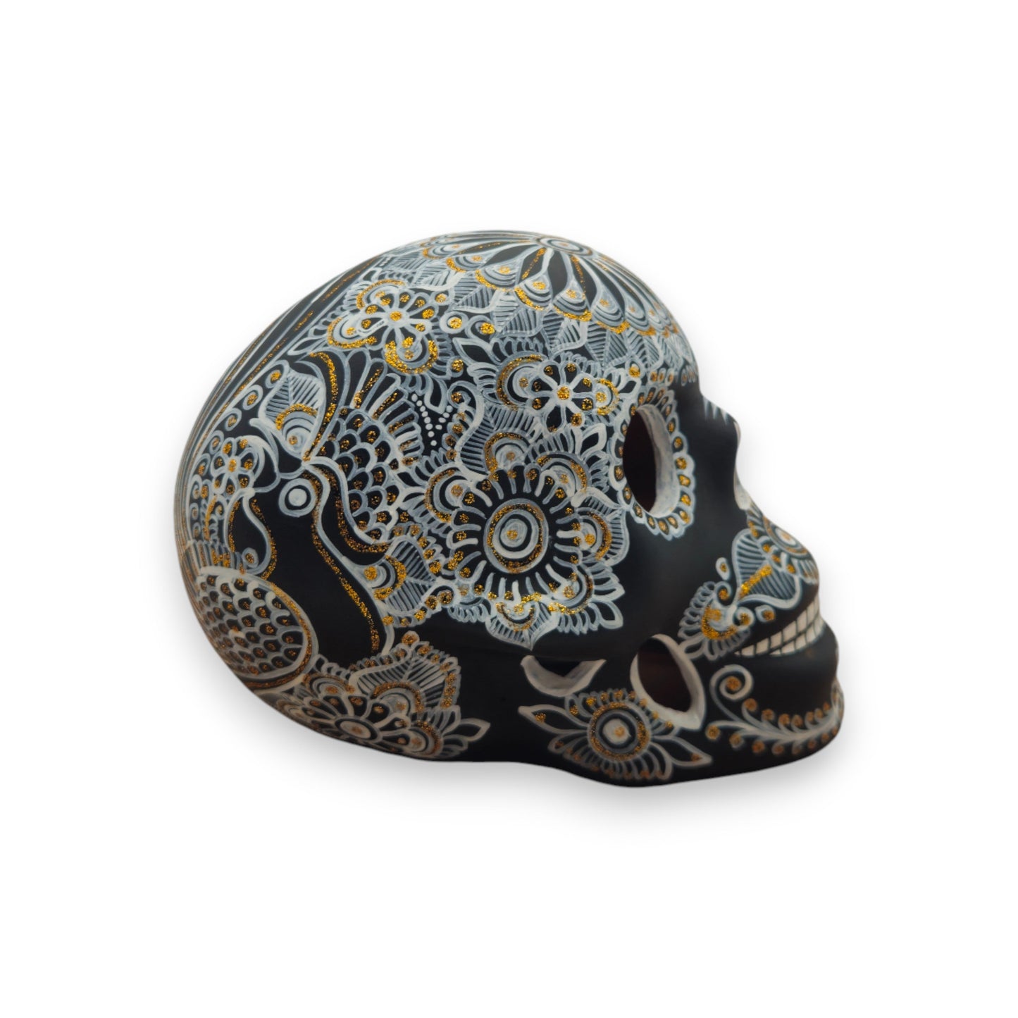 Talavera Calavera Skull | Hand-Painted Ceramic Decor