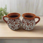 Mexican Clay Jarrito Mug | Handmade Brown Pottery Cup