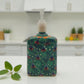 Peacock Feather Talavera Soap Dispenser | Hand-Painted Ceramic