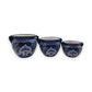 Blue & White Talavera Planter Trio | Hand-Painted Pot Set