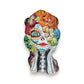 Colorful Talavera Skull Planter | Hand-Painted Ceramic Pot