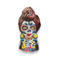Talavera Skull Lady Planter | Colorful Day of the Dead Art