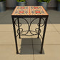 Custom Talavera Tile Accent Table | Handmade Mexican End Table