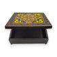 Handcrafted Talavera Tile Keepsake Box | Mexican Wooden Jewelry Box
