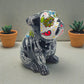Day of the Dead Bulldog Figurine | Handmade Talavera Dog Statue