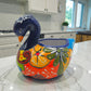 Talavera Swan Planter | Colorful Hand-Painted Mexican Pottery