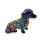 Colorful Talavera Dachshund | Mexican Ceramic Dog Figurine