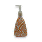 Talavera Ceramic Soap Pump | Orange Brown Bathroom Accent