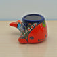Talavera Whale Planter | Colorful Small Mexican Animal Pot