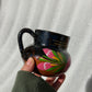 Coffee Barro Hand Painted Floral Mug