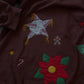 Handmade Christmas Appliqué & Embroidered Sweatshirt