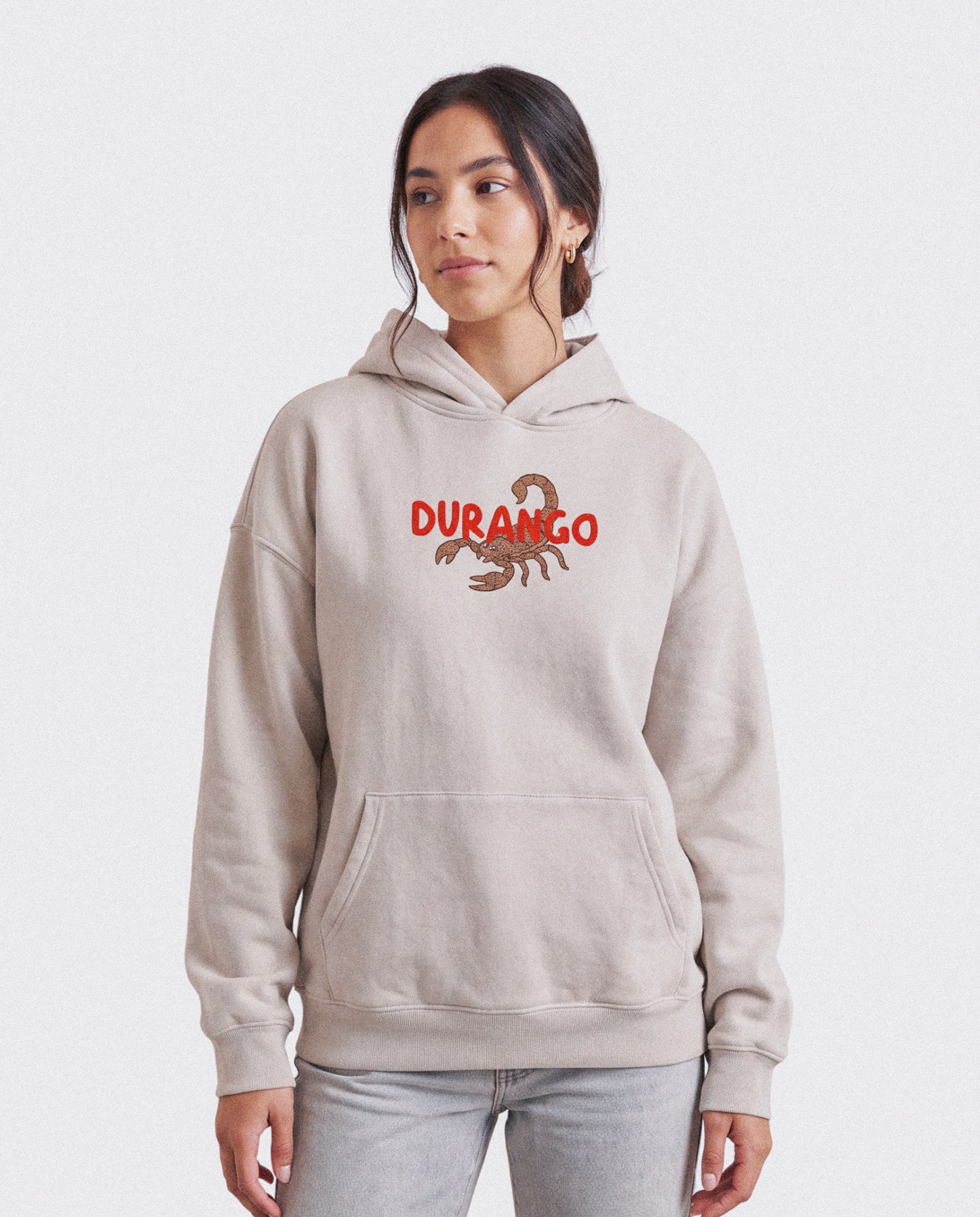 Durango Embroidery Patchwork Oversized Hoodie