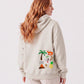 Veracruz Embroidery Patchwork Oversized Hoodie