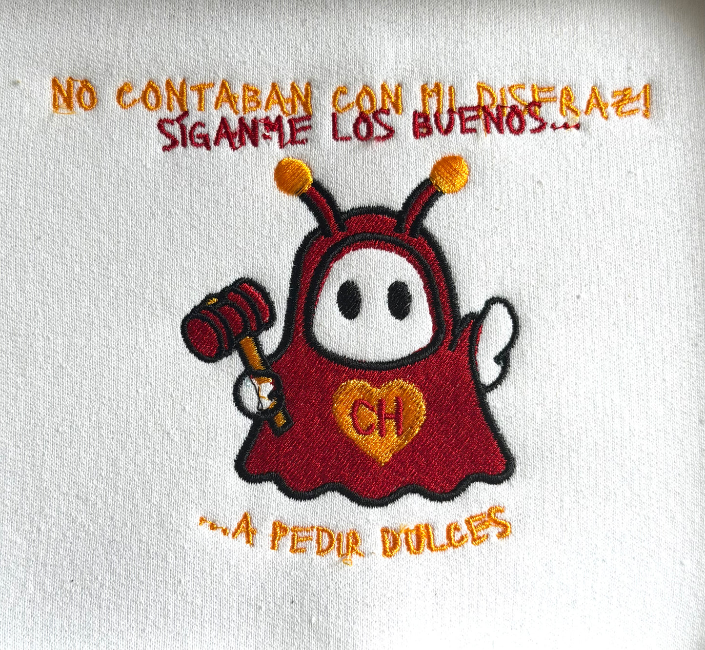 Ghost Chavo y Colorado Embroidered Apparel