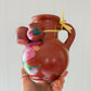 Small Pitcher Floral w/ mini mugs
