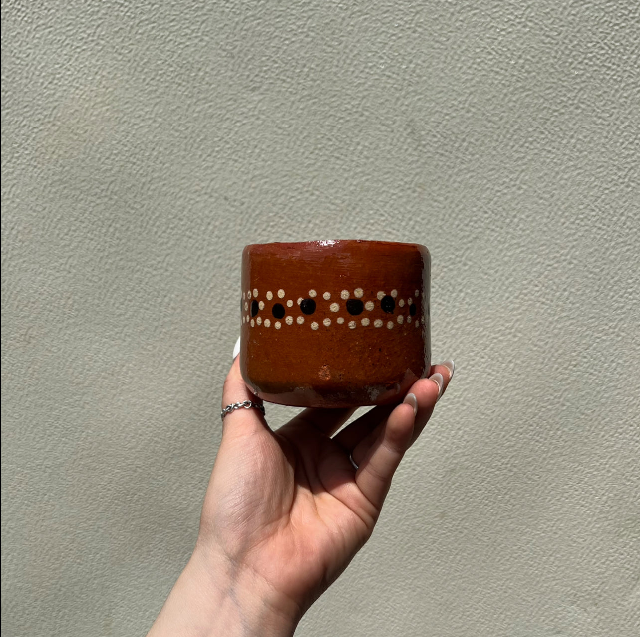 Small Round Barro Pottery Mug