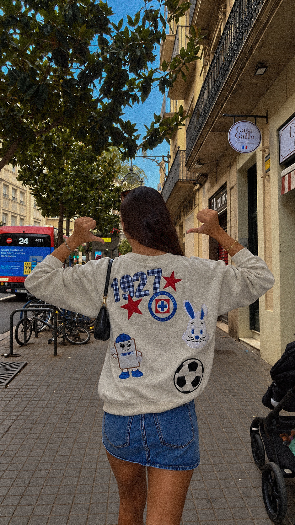 Cruz Azul 1927 Vintage-Inspired Embroidery Soccer Sweater
