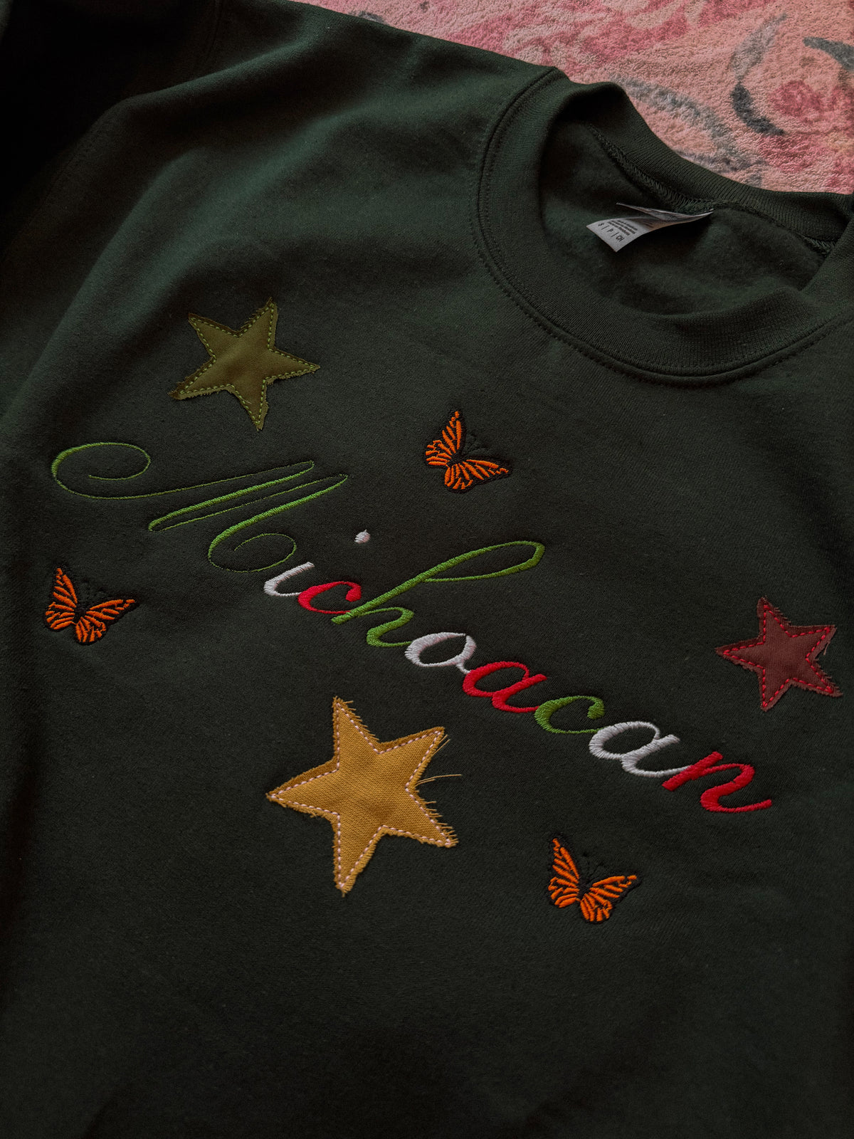 Custom Mexico State Applique Crewneck
