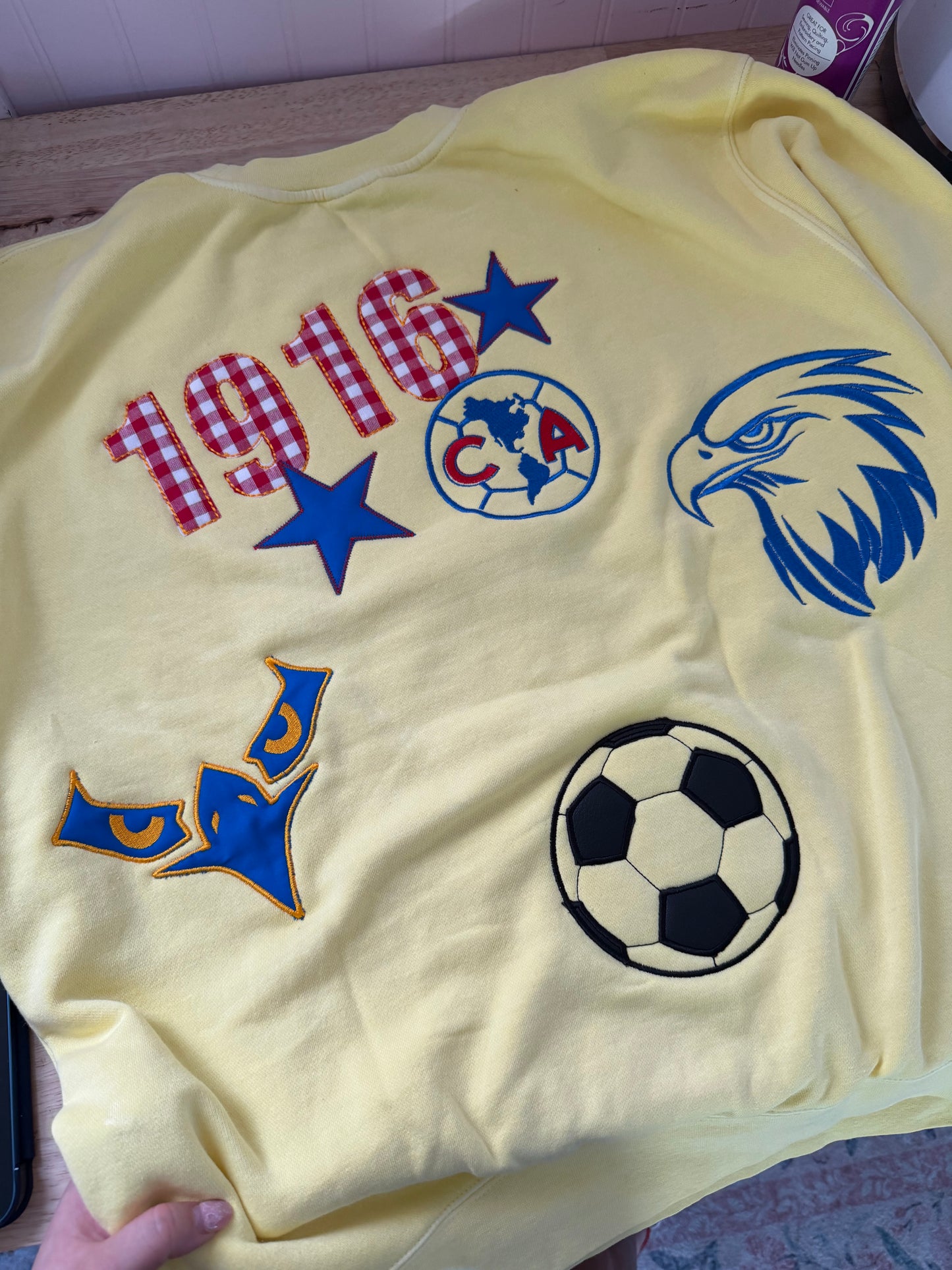 Club América 1916 Vintage-Inspired Embroidery Soccer Sweater