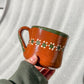 Traditional Green Trim Barro Mug