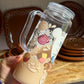 40oz Lava Cup Mexican Theme Talavera Ghost, Concha & Butterfly Design