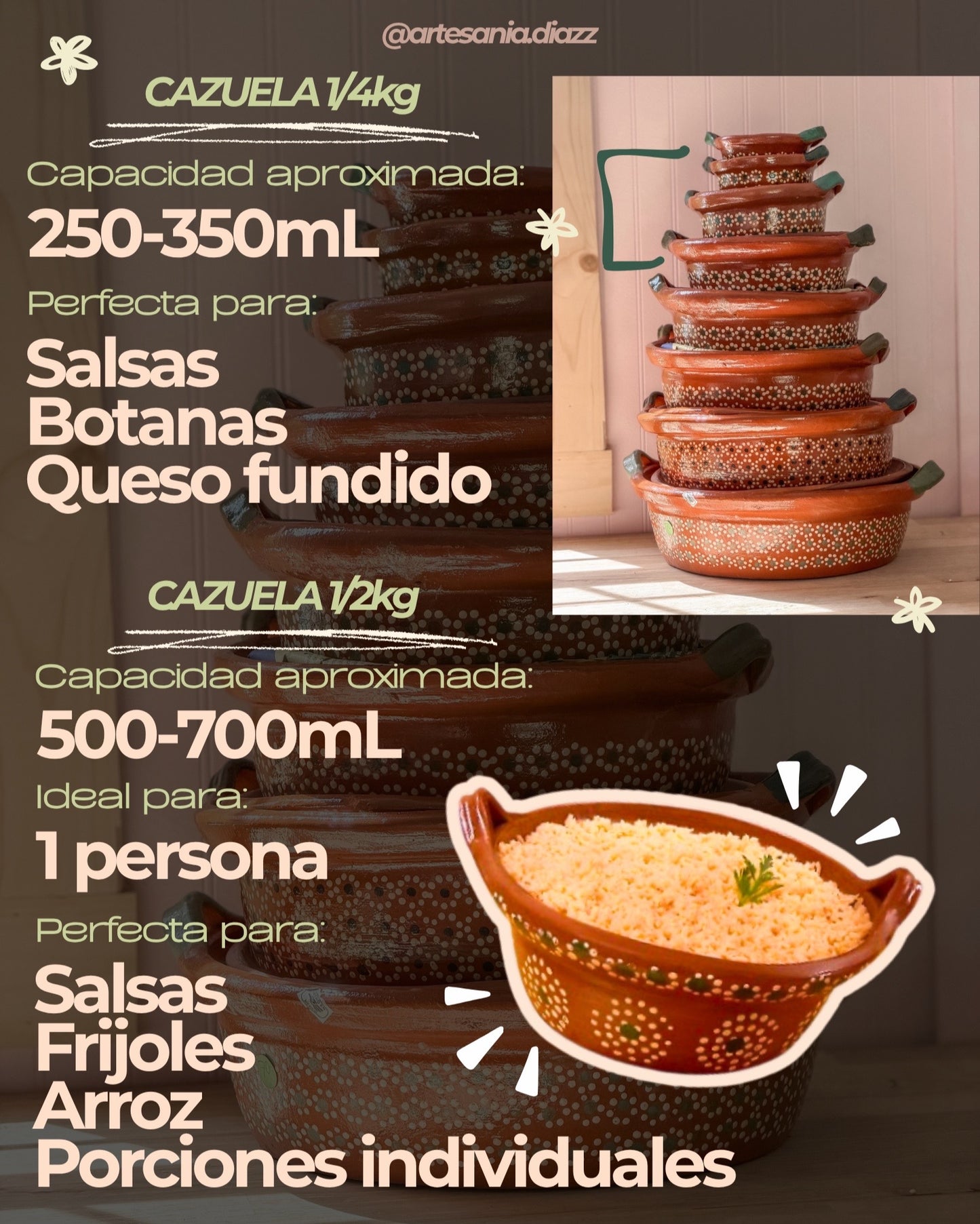 Yellow Details Barro Cazuela Con Tapa