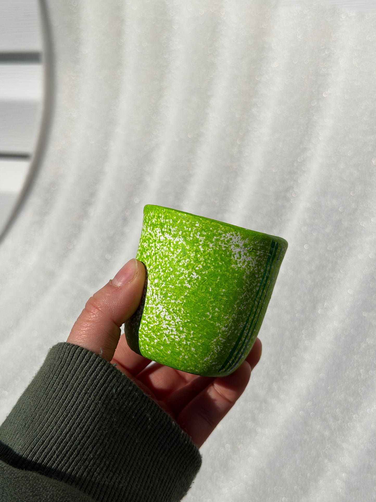 Small Hand Painted Cantaro with Cup