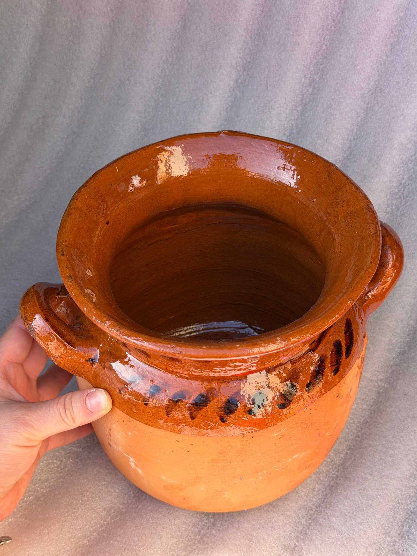 Handmade Mexican Barro Olla Pot