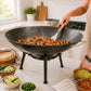 Heavy-duty Steel Discada 23" with Legs / BBQ Disc / Wok