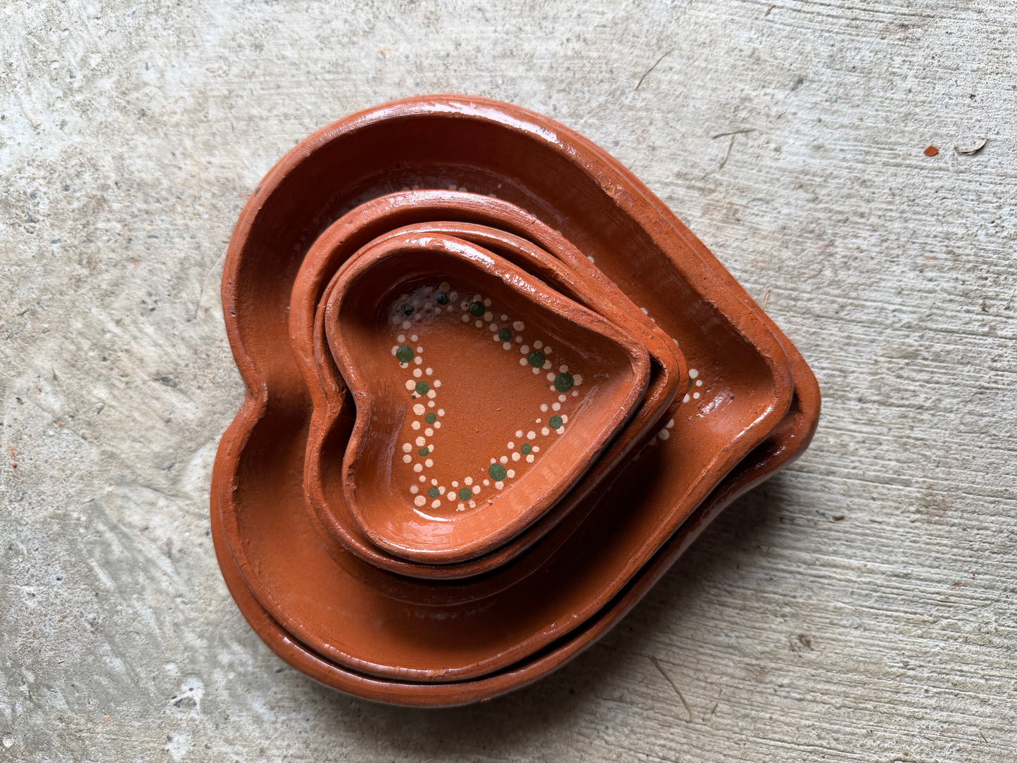 Heart-Shaped Barro Plate