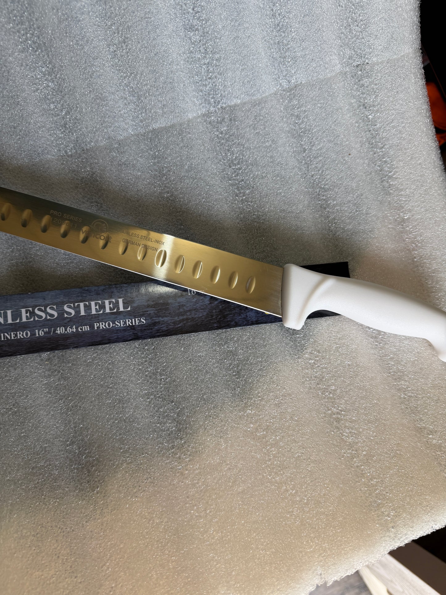 14-16” Stainless Steel Acero Cuchillo Cecinero