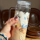 40oz Lava Cup Mexican Theme Talavera Ghost, Concha & Butterfly Design