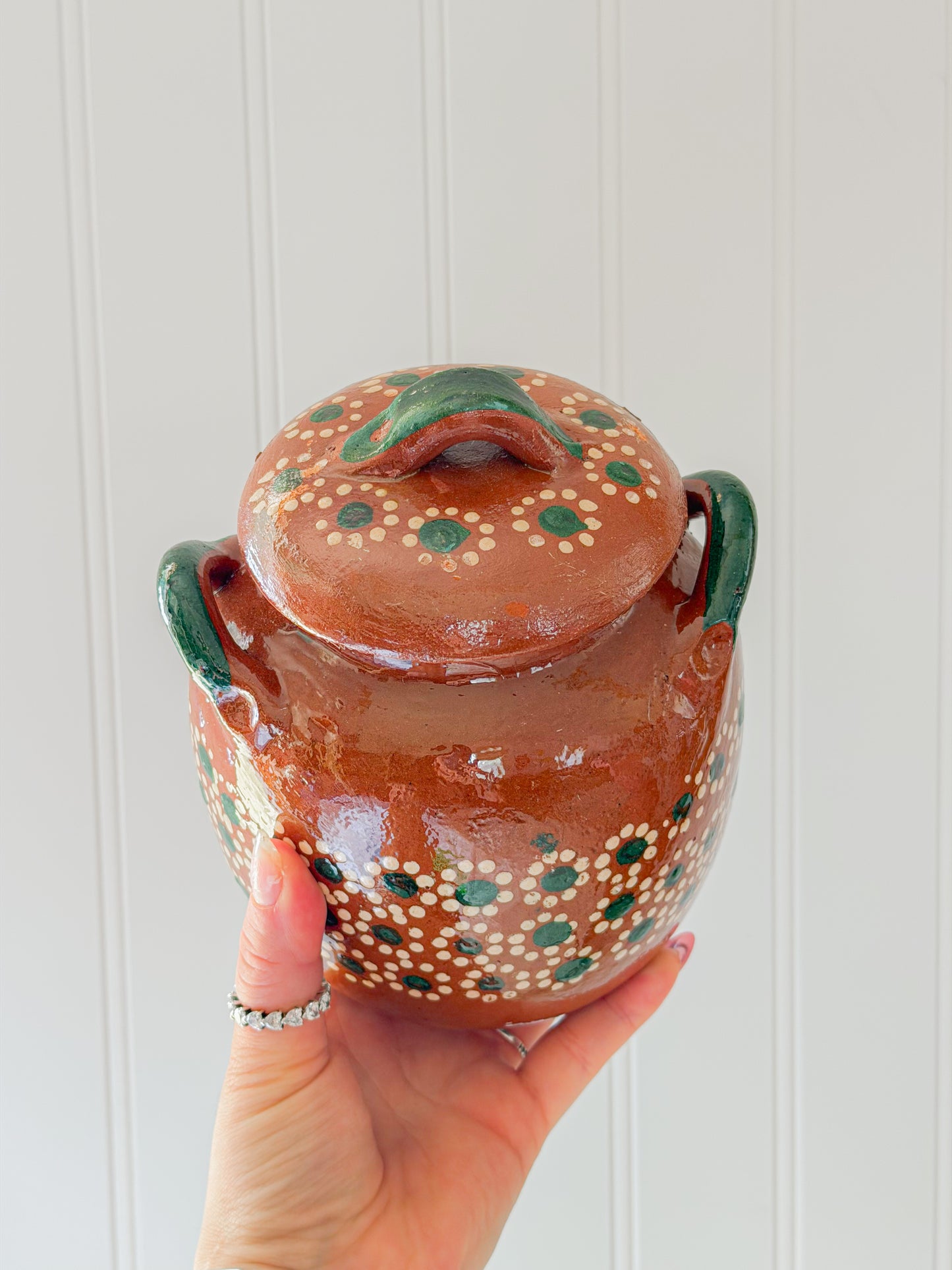 Small 1/4kg Barro Ollita with Lid